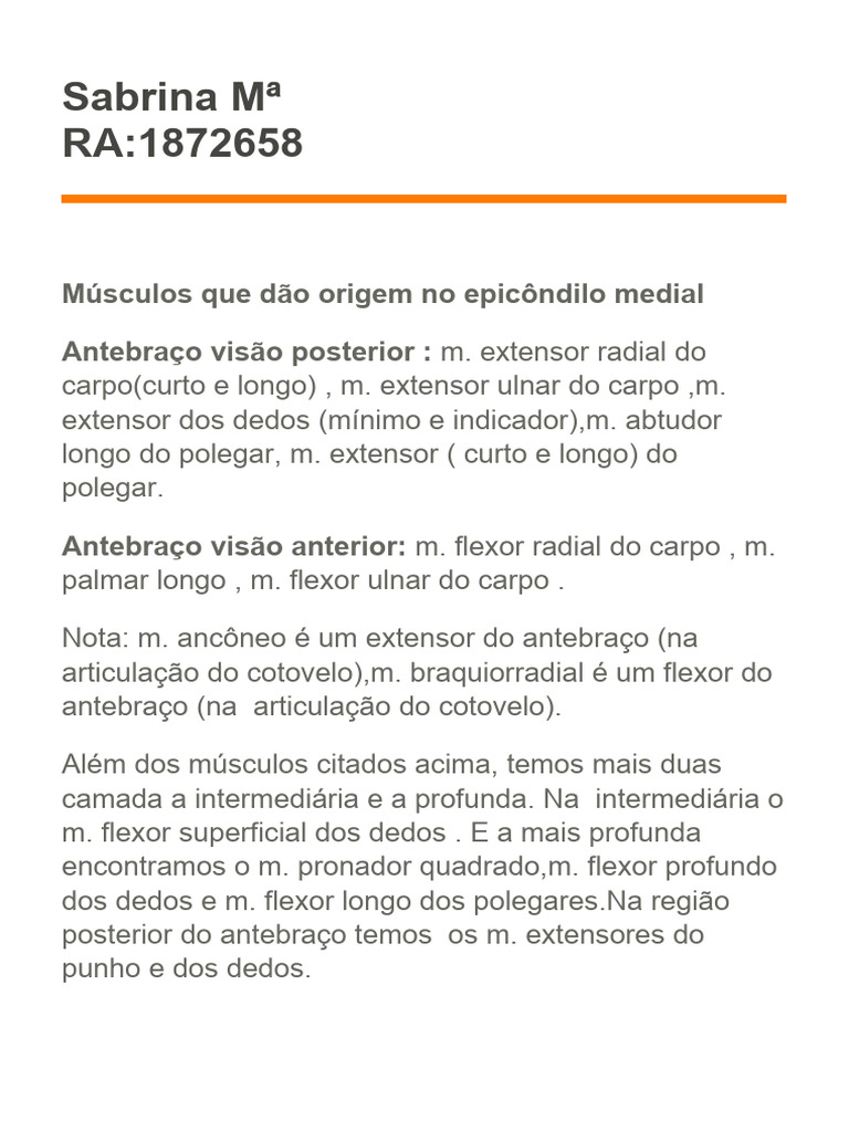 Aparelho Locomotor 3 Pdf Cotovelo Sistema Locomotor