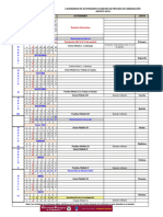 Calendario Preespecialidad Agosto 2023