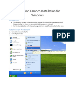 (1.0.0) Production Famoco Installation For Windows