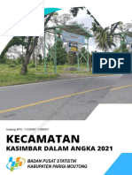 Kecamatan Kasimbar Dalam Angka 2021