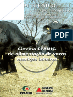 BT 83 Sistema Epamig de Alimentacao de Vacas Mesitcas Leiteiras