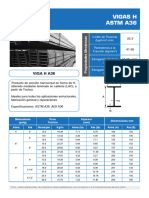 Catalogo de Vigas H