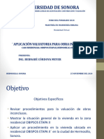 Aplicacion Valuatoria para Obra Inconclusa