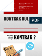 KONTRAK KULIAH Perkerasan Jalan