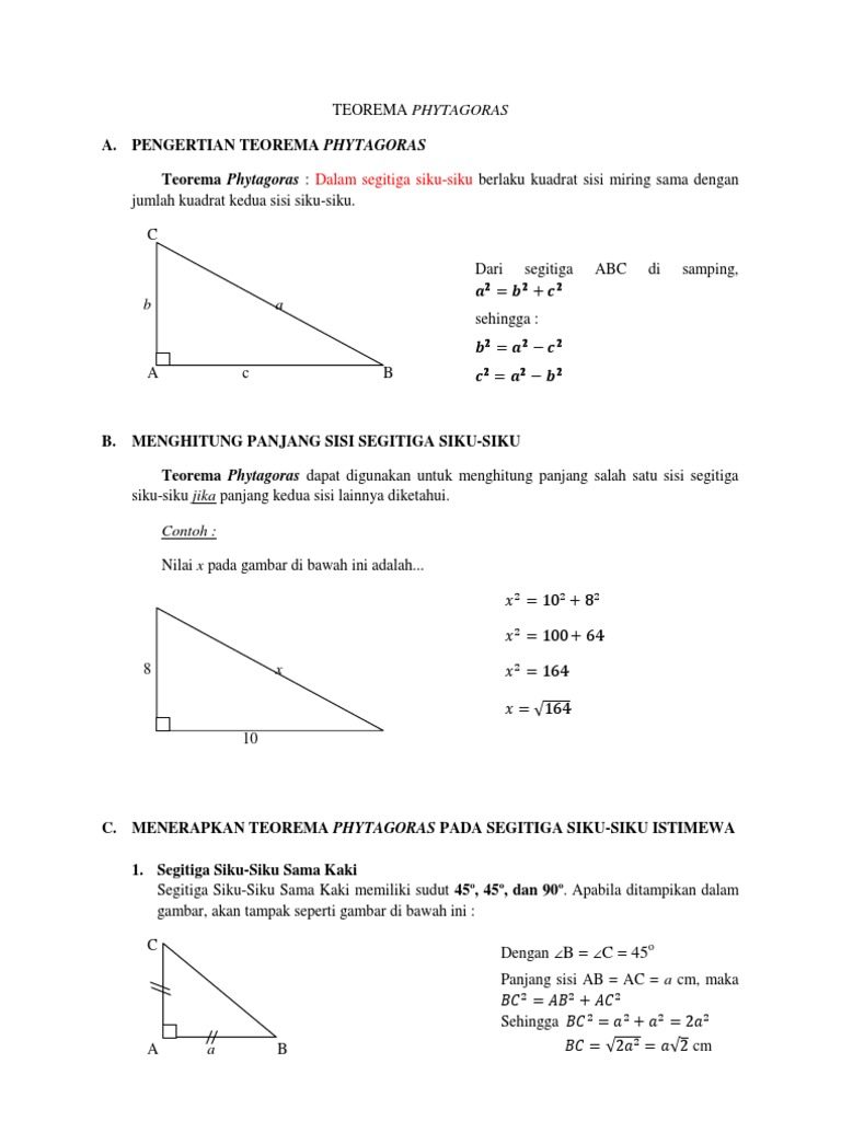 Phytagoras | PDF | Metode & Bahan Ajar | Sains & Matematika