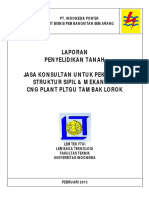 Laporan Penyelidikan Tanah