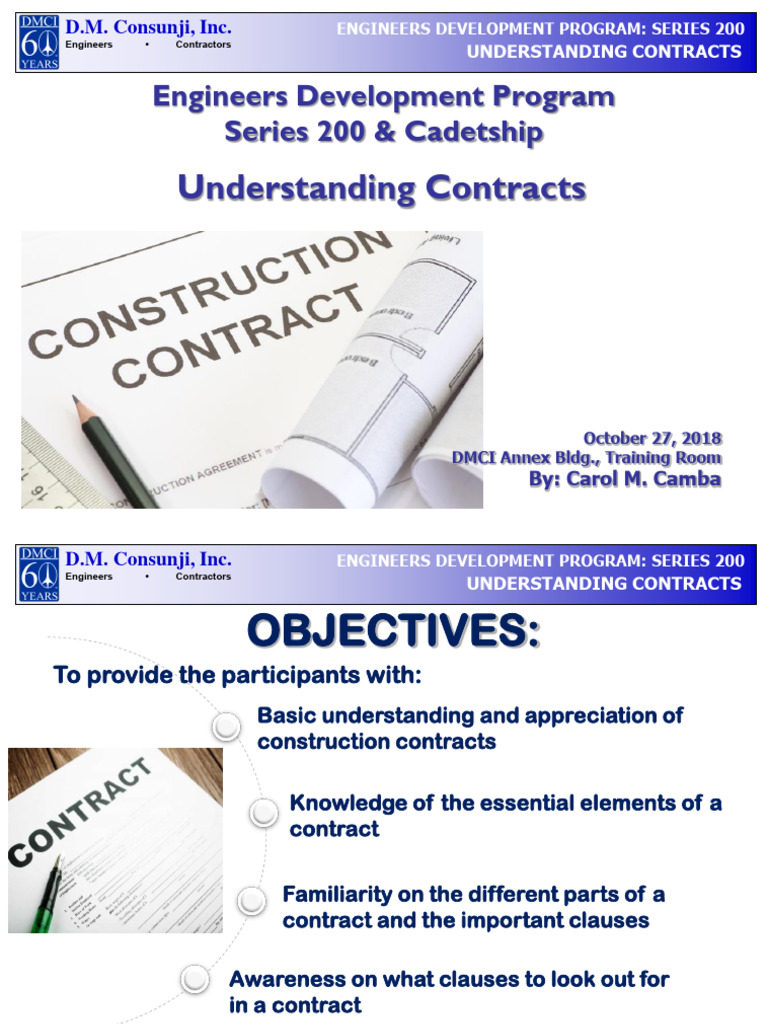 EDP 200 Understanding Contracts 2018 Final 10272018 PDF Economies