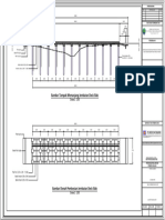 Gambar Tampak Memanjang Jembatan Deck Slab: Skala 1: 200