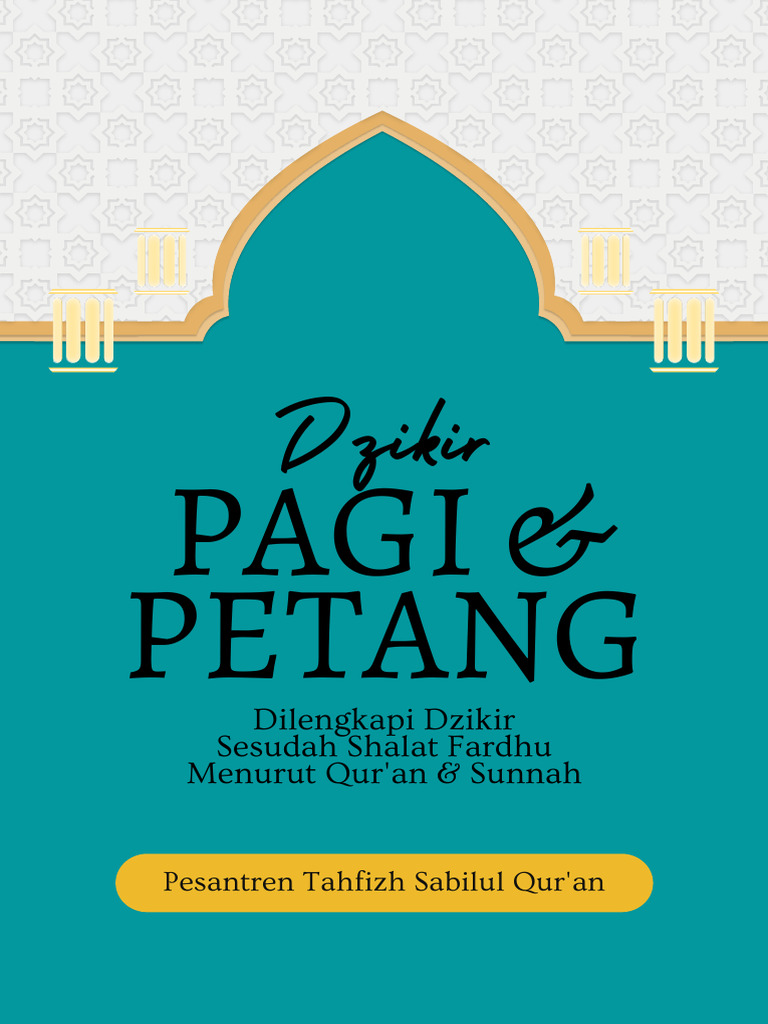 Dzikir Pagi dan Petang Sesuai Sunnah | PDF | Agama & Spiritualitas