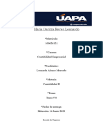 Contabilidad II Tarea 8