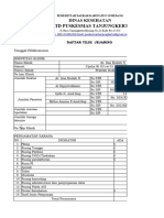 Daftar Tilik Jejaring