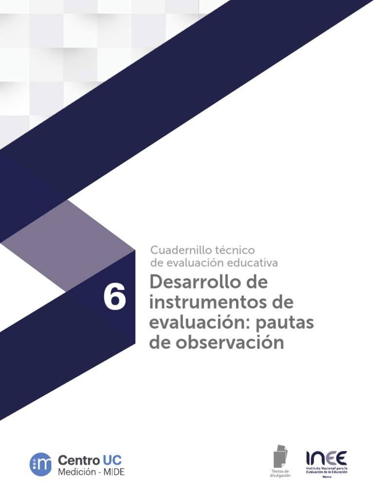 Pautas de Observación en Evaluación Educativa | PDF | Evaluación ...