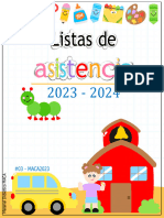 LISTA DE ASISTENCIA Material Didáctico MACA 2023-2024