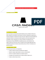 Perfil de Una Convocatoria para El Puesto de Hosekeeping - Casa Andina
