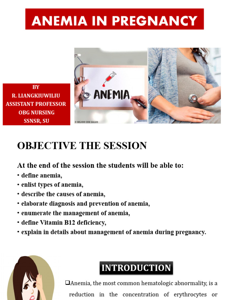 Anemia in Pregnancy | PDF | Anemia | Diseases And Disorders