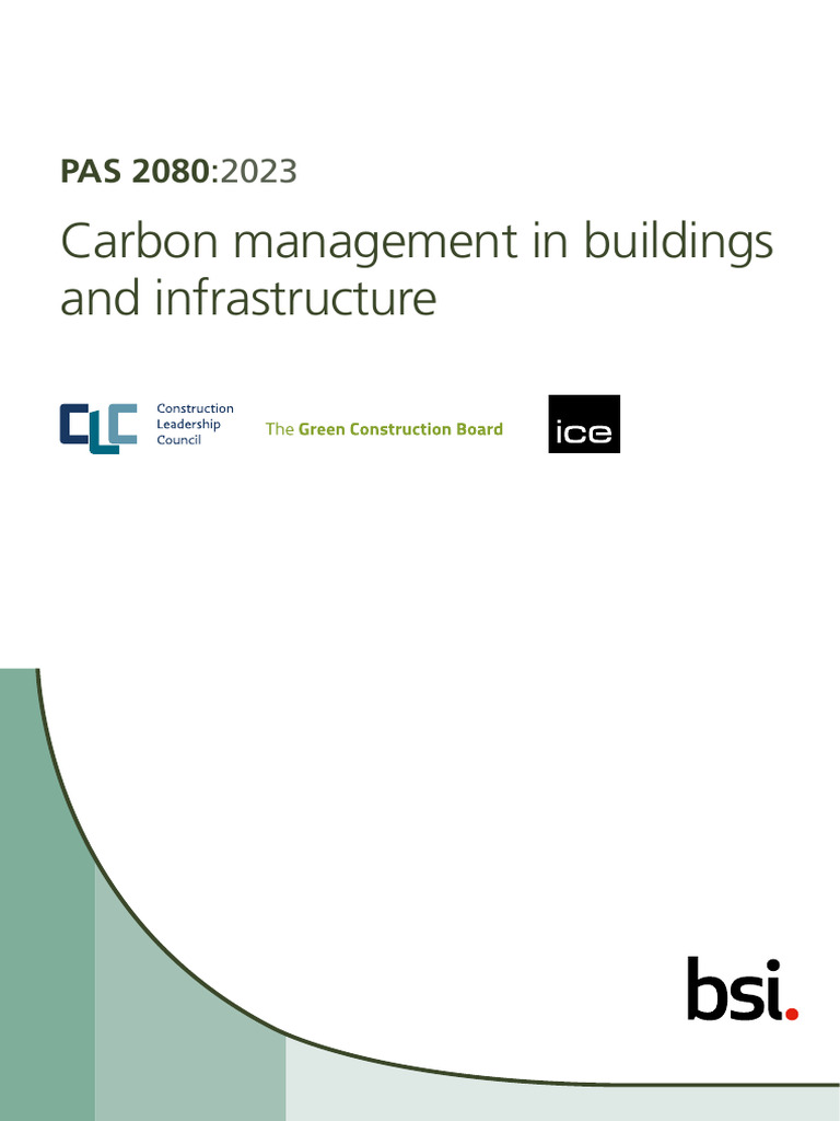 PAS2080 FinalDownload | PDF | Greenhouse Gas | Climate Change Mitigation