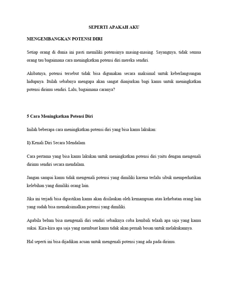Seperti Apakah Aku PDF