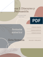 Semana 5. Discurso y Persuasión