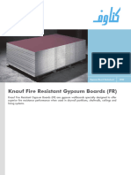 Knauf Fire Resistant Gypsum Boards FR