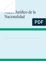 Marco Jurídico de La Nacionalidad