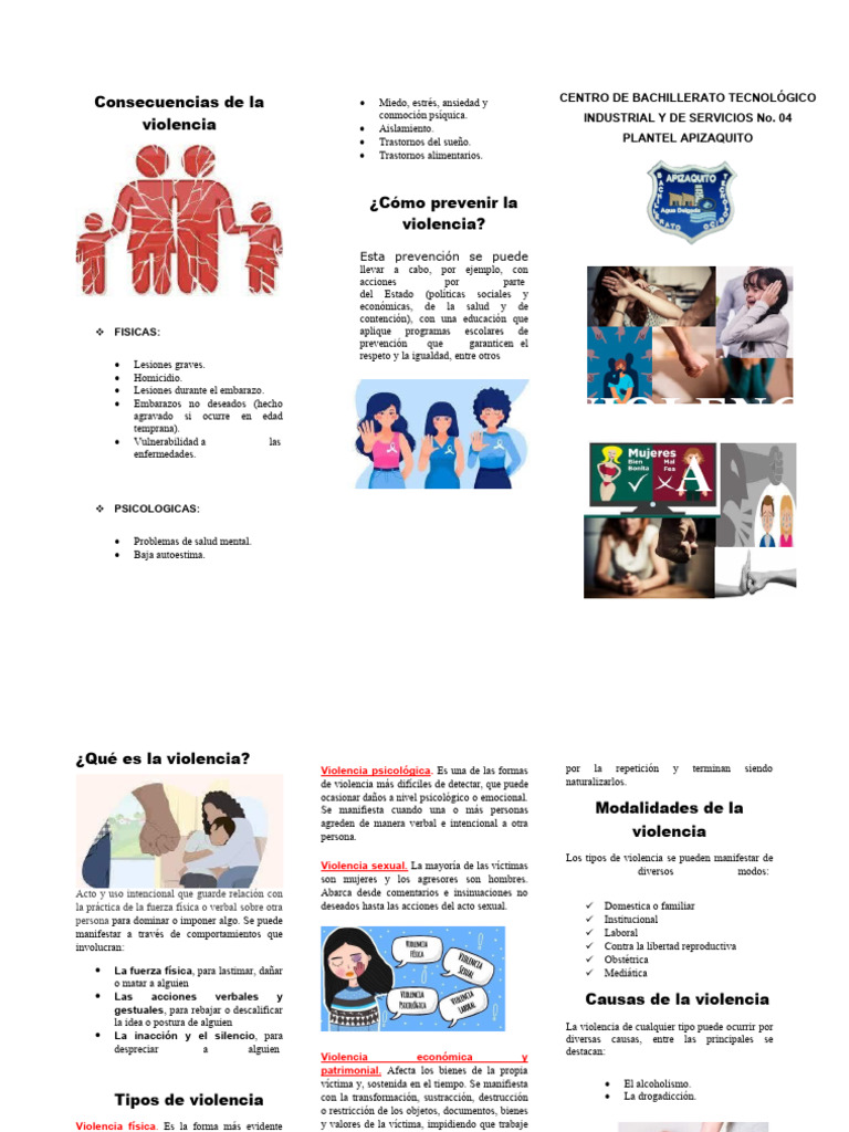Prevención y Consecuencias de la Violencia | PDF | Violencia ...