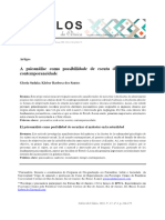 A Psicanálise Como Possibilidade de Escuta Do Mal-estar Na Contemporaneidade