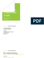 Purchasing Department Audit - Opening Conference - P4