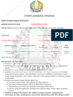 Direktorat Jenderal Imigrasi: Harap Diperlihatkan Kepada Petugas Pada Saat Datang Ke Kantor Imigrasi