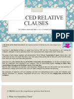 Reduced Relative Clauses