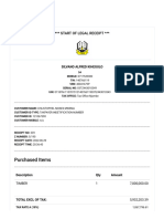 EFD - Receipt Verification