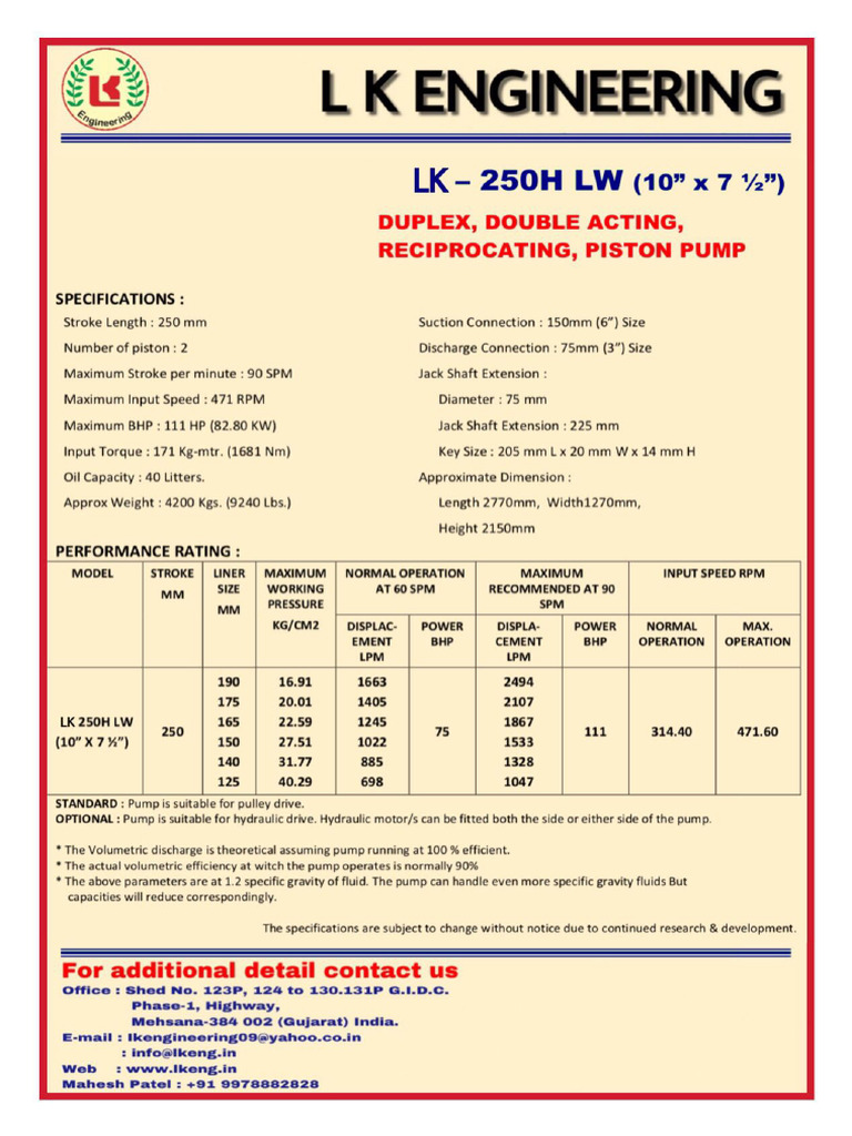 LK 250H | PDF
