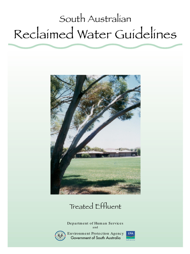 Reclaimed Water Guidelines 1999 PDF Reclaimed Water Water
