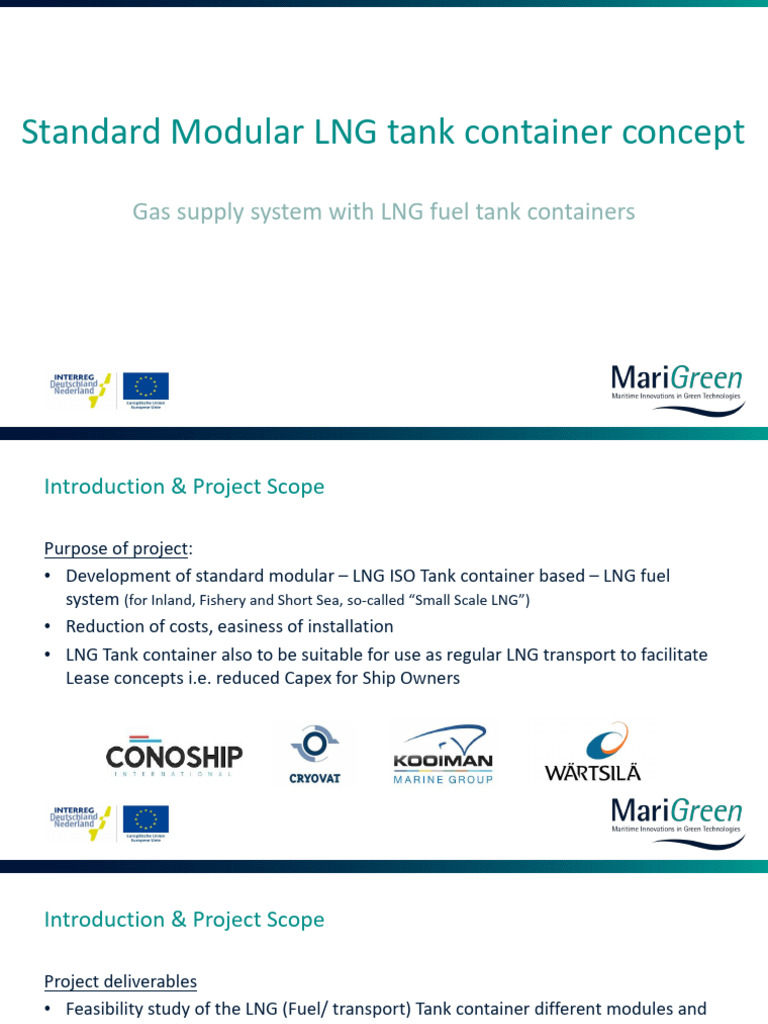 Standard Modular LNG Tank Container System | PDF | Liquefied Natural ...