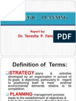 Dr. Teresita P. Fampo: Report by