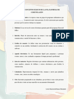 Glosario de Conceptos Básicos de Las Plataformas de Comunicación