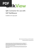 Qlik Connector For SAP