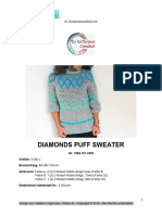 Crochet Diamonds-Puff-Sweater-De