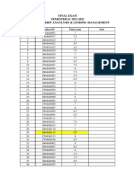 Credit Analysis Lending Management S1!21!22