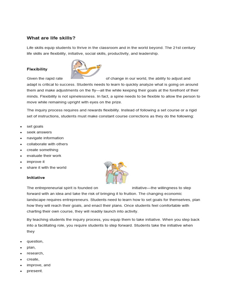 What Are Life Skills And Their Importance