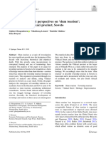 Tourist and Resident Perspectives On Slum Tourism': The Case of The Vilakazi Precinct, Soweto