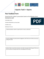 Introduction To Esports Task 3 - Peer Feedback Form China