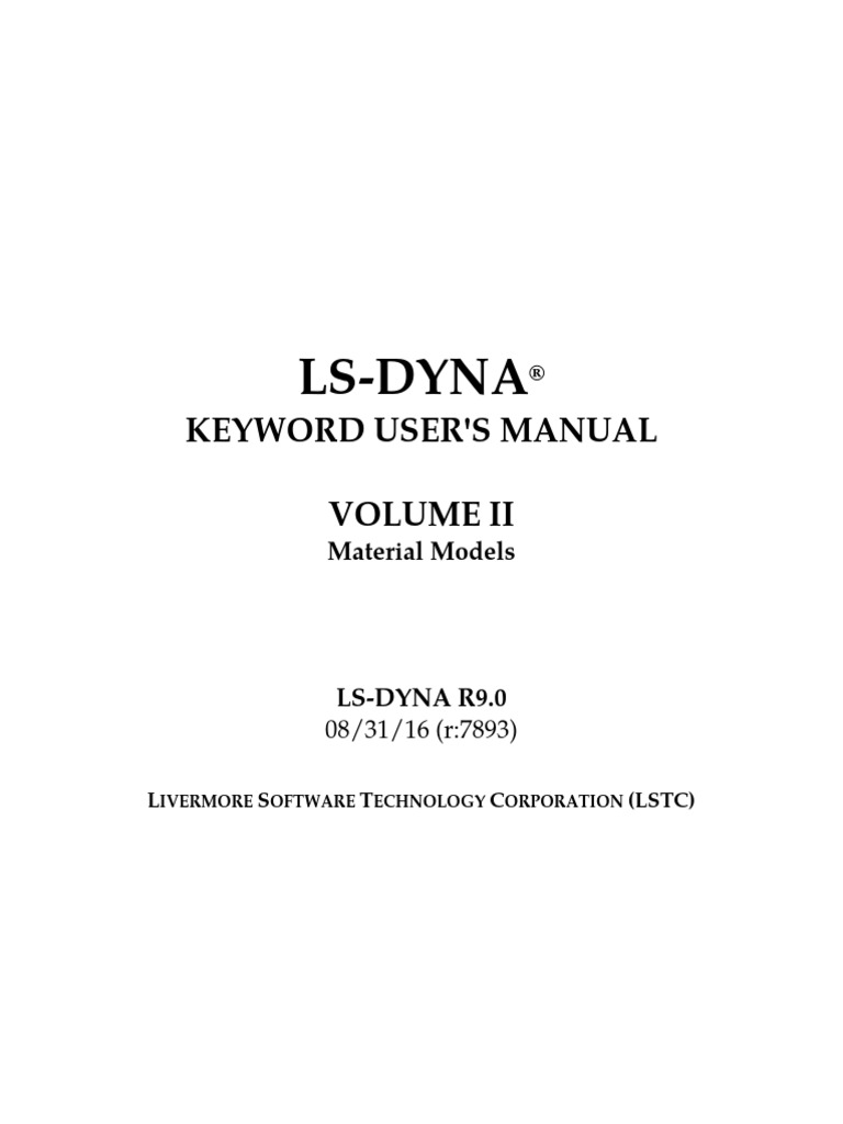 Ls dyna manual volume ii r9 0 download free pdf copyright