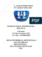 Modul Dampak Sosial Informatika