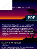 Aralin 10 Computer File System