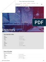Directory - Capital University of Science & Technology