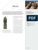 Cs Tcom RF 7800v HH Handheld VHF Tactical Combat Net Radio Datasheet