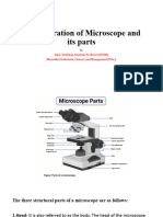 Demonstration of Microscope and Its Parts