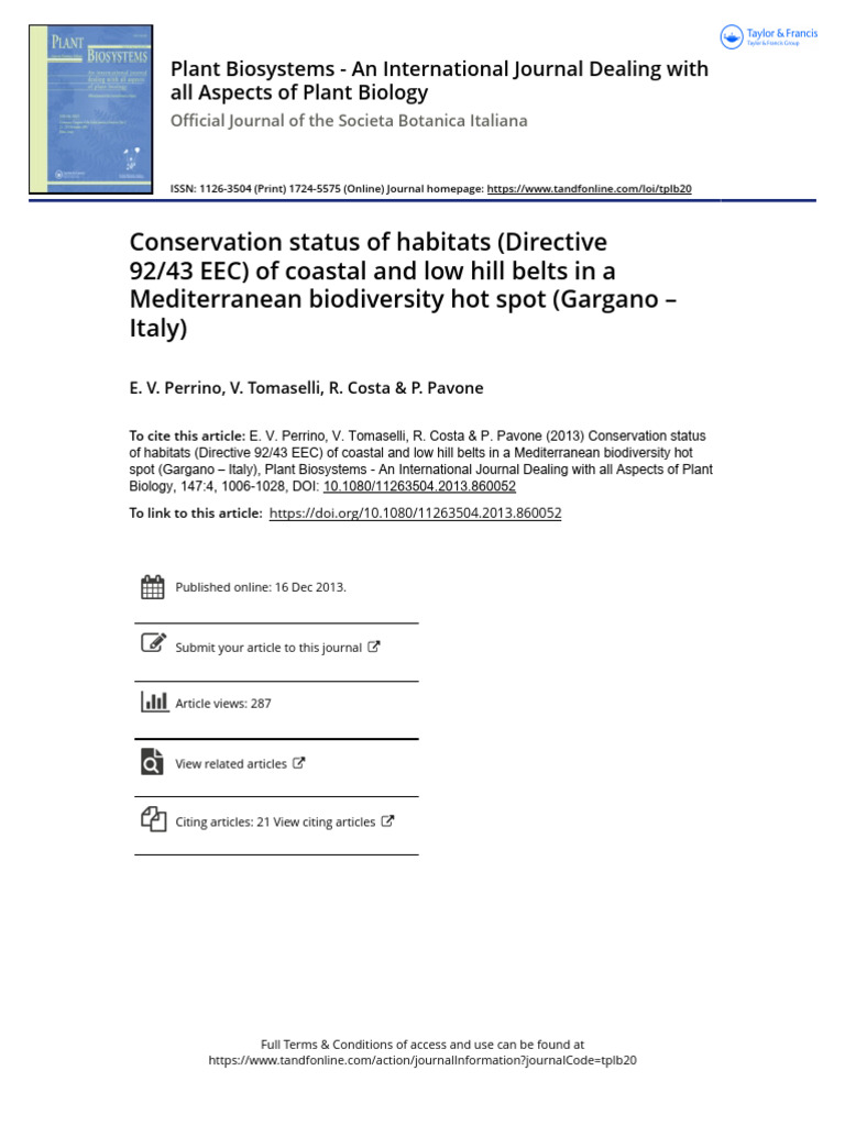 Conservation Status of Habitats Directive 92 43 EEC of Coastal and Low