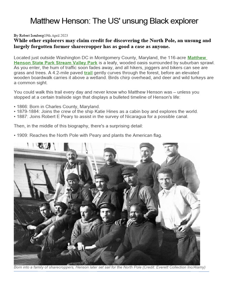 Matthew Henson Quote 5