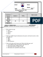 Grade 11 Bio Diagnostic Sy 2023-2024